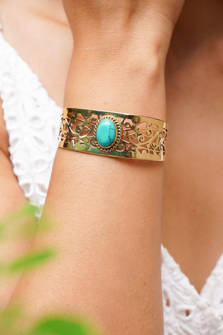 Persian turquoise kadha