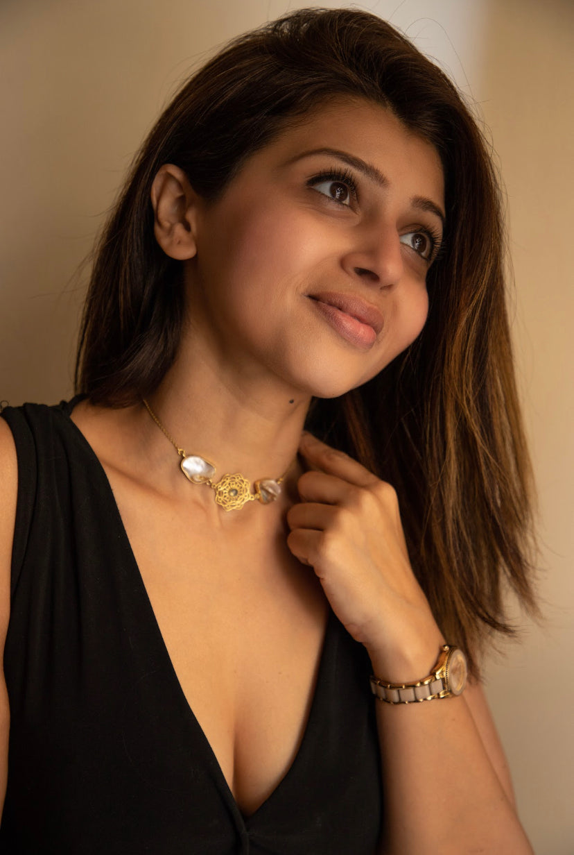 Festive pearl set. Combo of 3 items