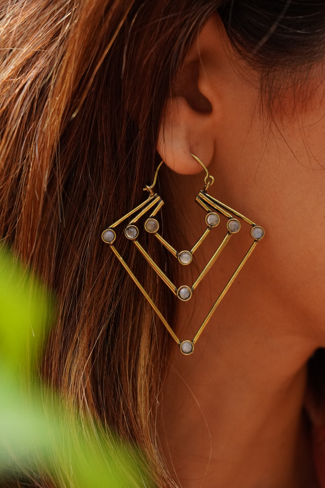 Diamond brass drop baali