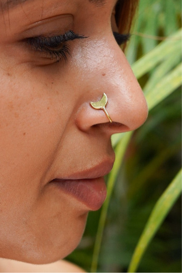 Chaand brass press pin- non piercing