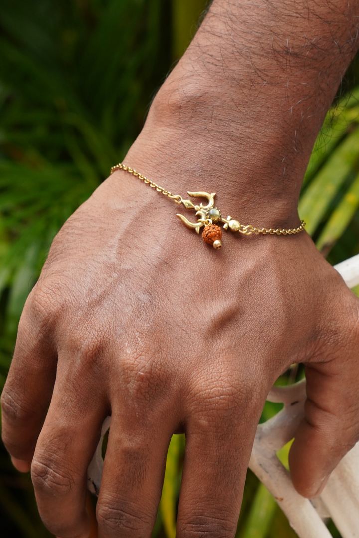 Trishul OM bracelet