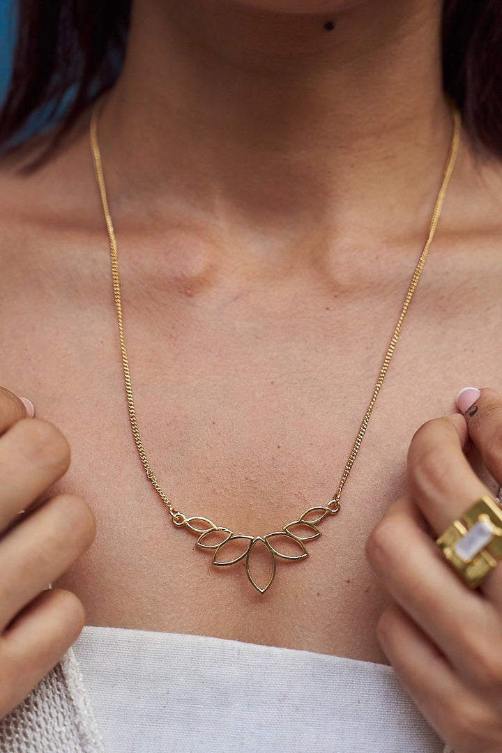 Aseema gold plated necklace