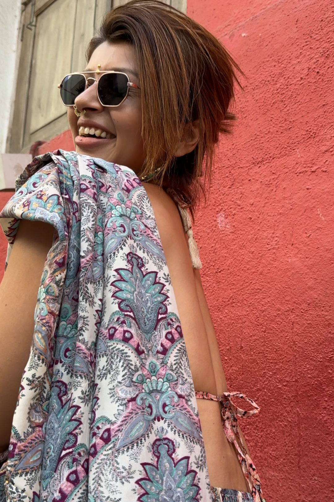 Avishi : Pre draped saree dhoti with blouse