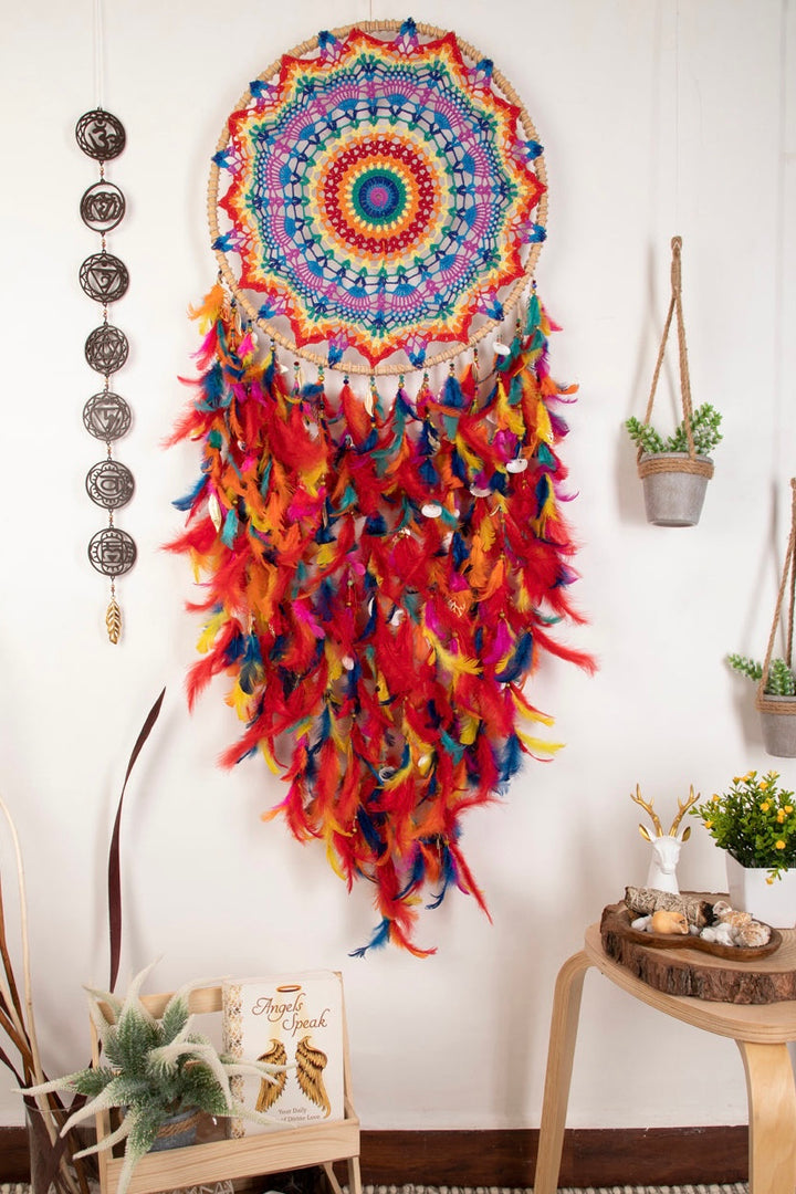 Integrated Seven Chakra Dreamcatcher.
