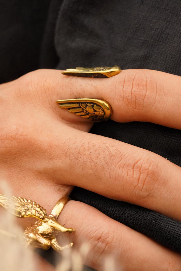 Angel Adjustable Ring men’s collection. Size 5-7