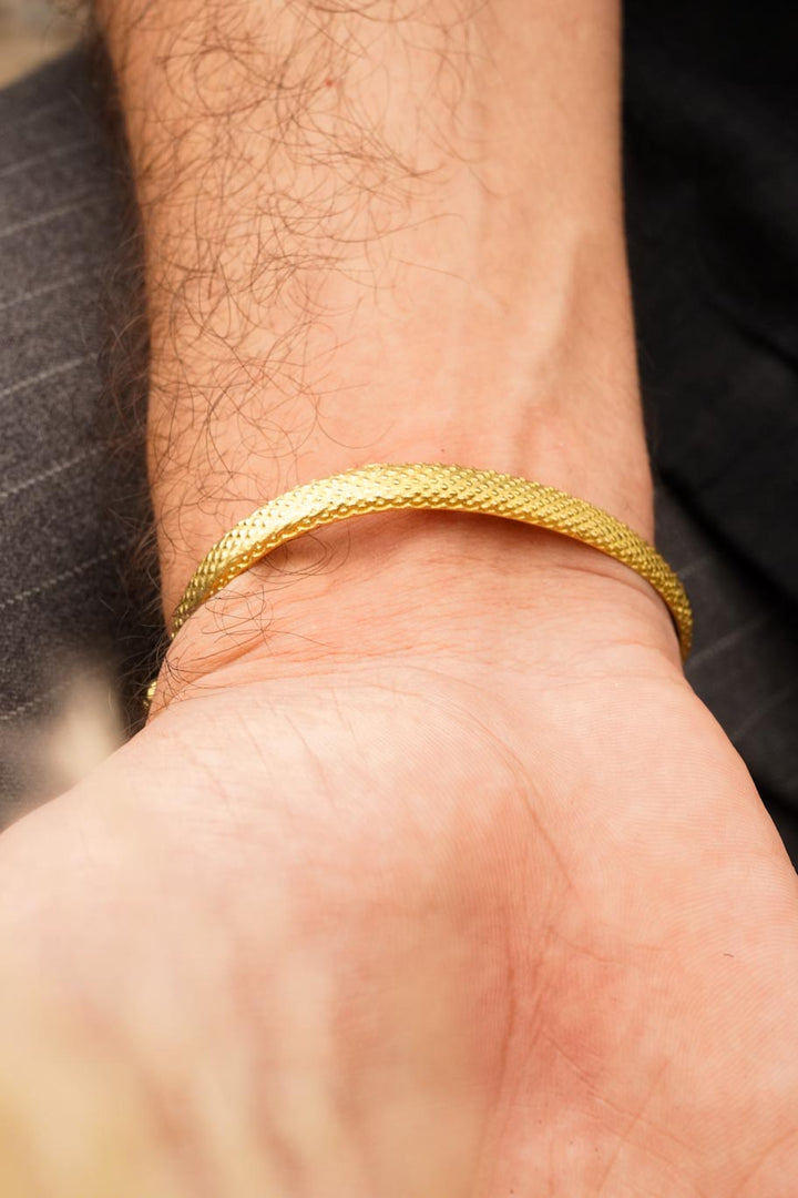 Serpent adjustable brass kadha- men’s jewellery