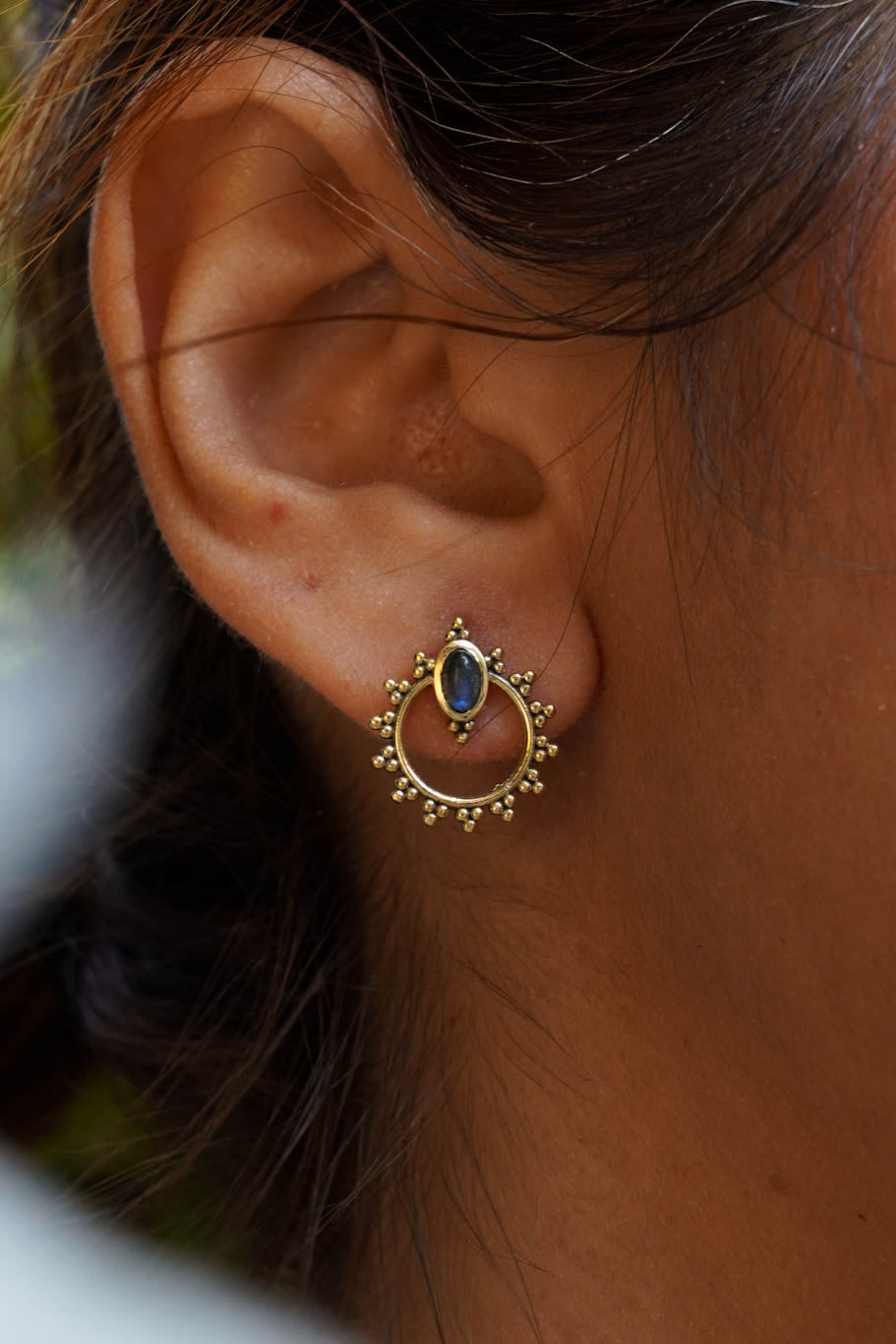 Full moon brass blossoms