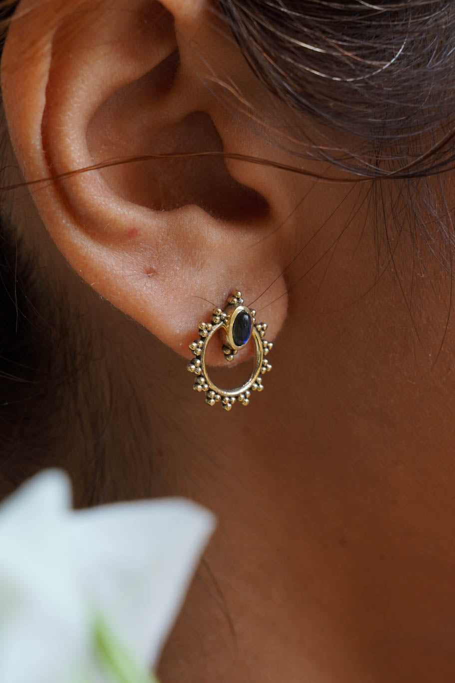 Full moon brass blossoms