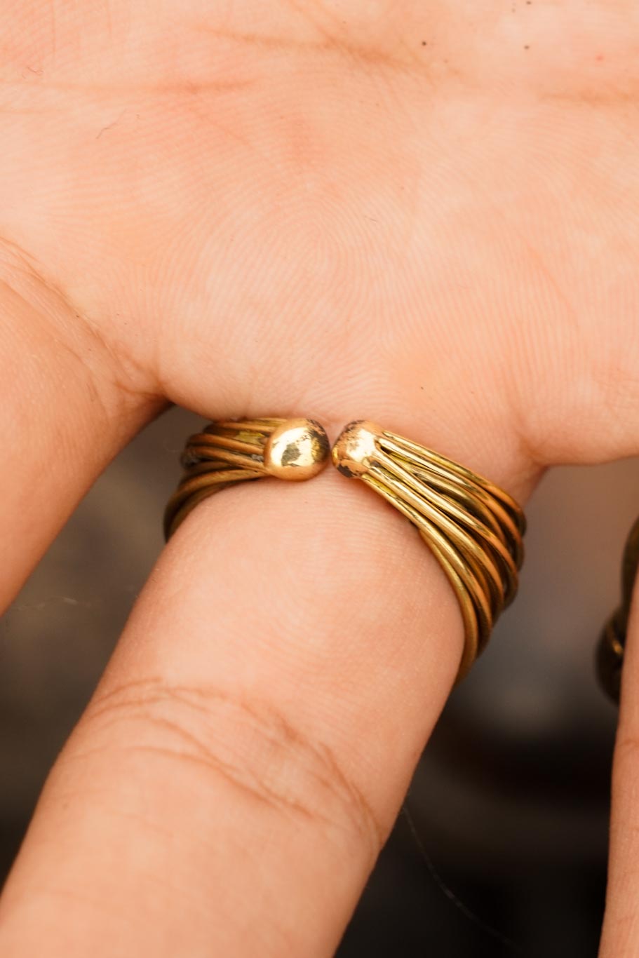 Cluster adjustable ring - mens collection 6-9
