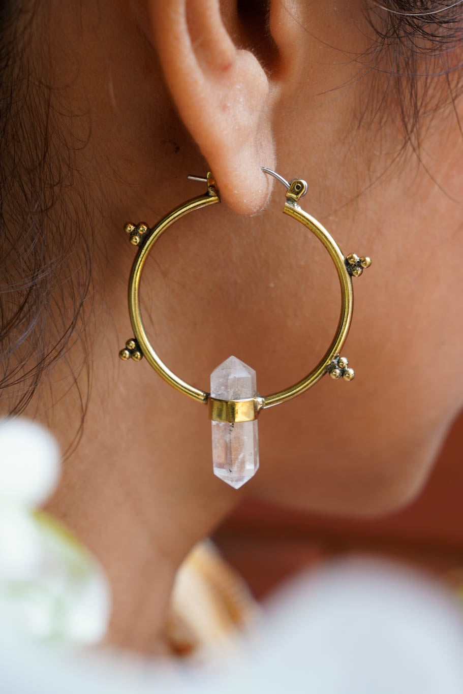 Circle of quartz brass baali