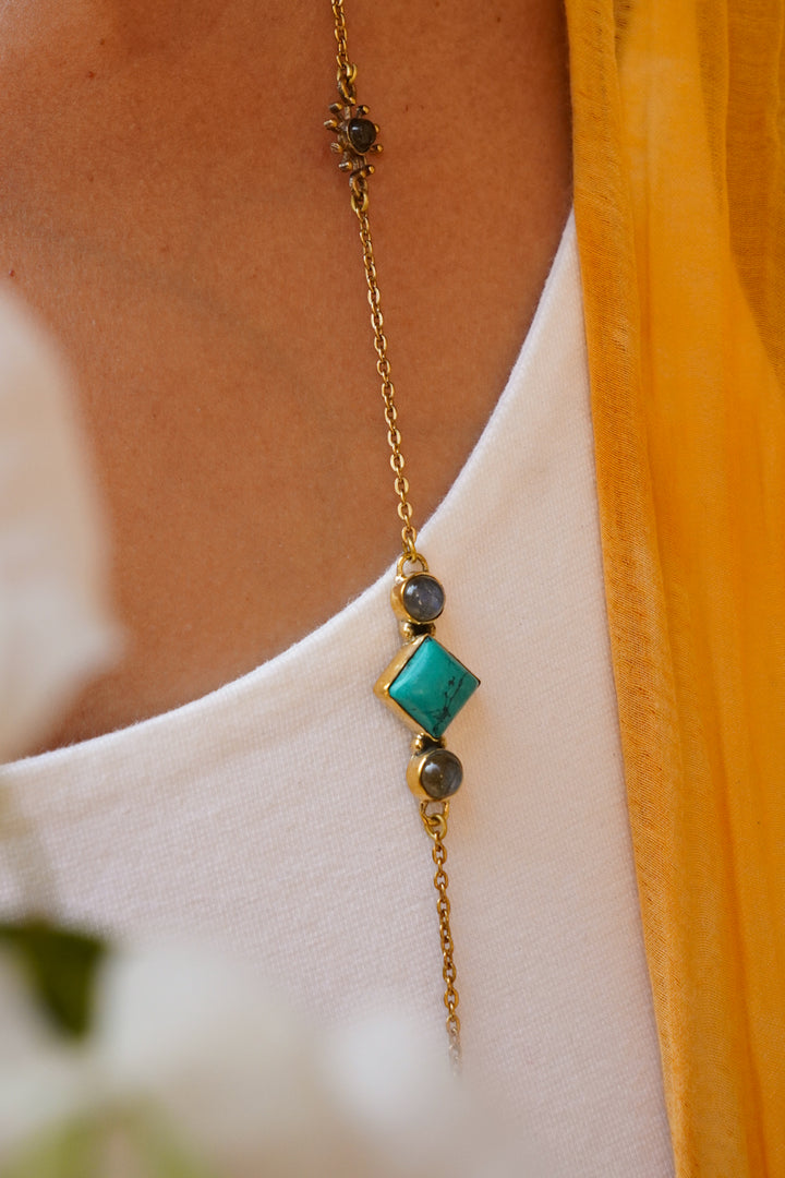 Turkish long charm chain