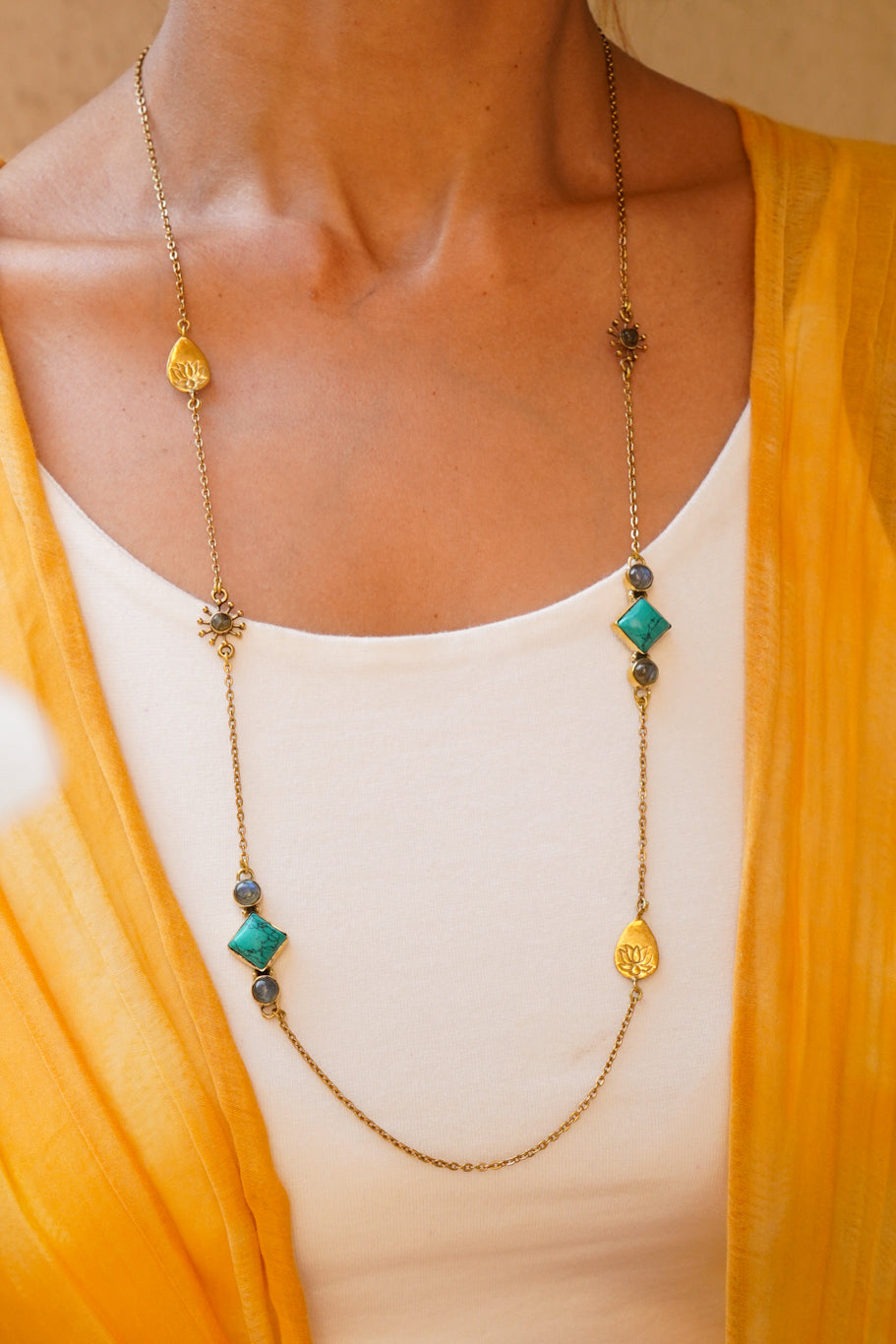 Turkish long charm chain