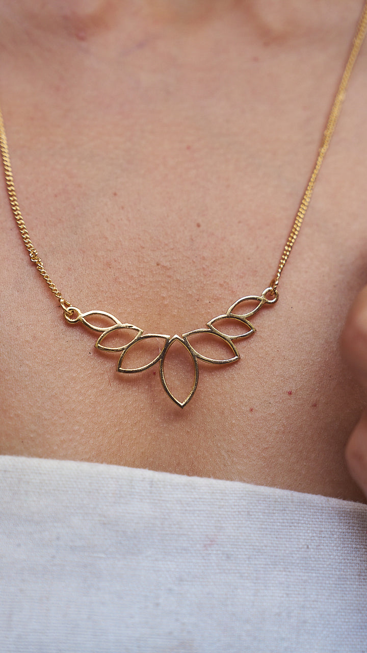 Aseema gold plated necklace