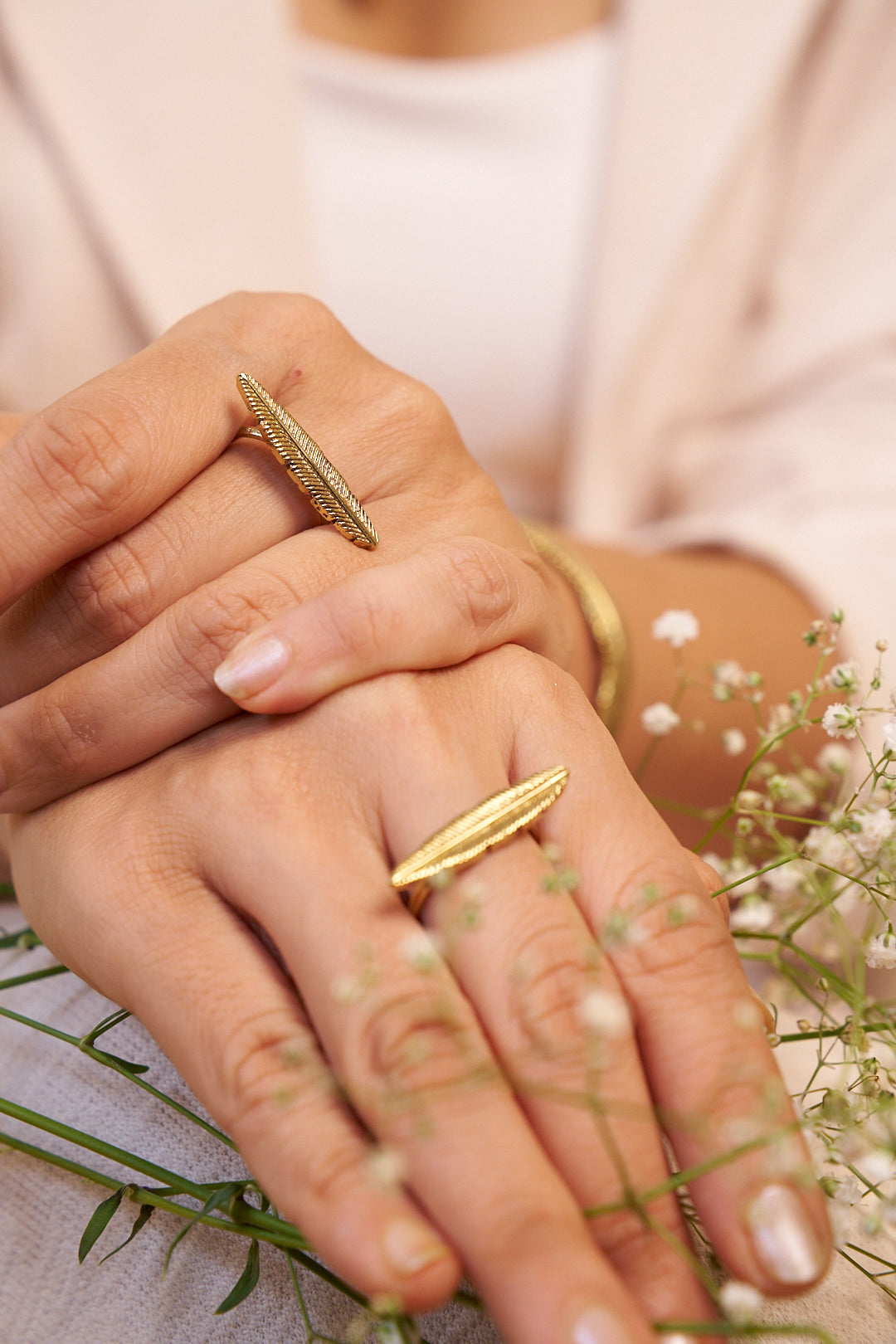 Boho fly brass ring- Adjustable. Size 5-8