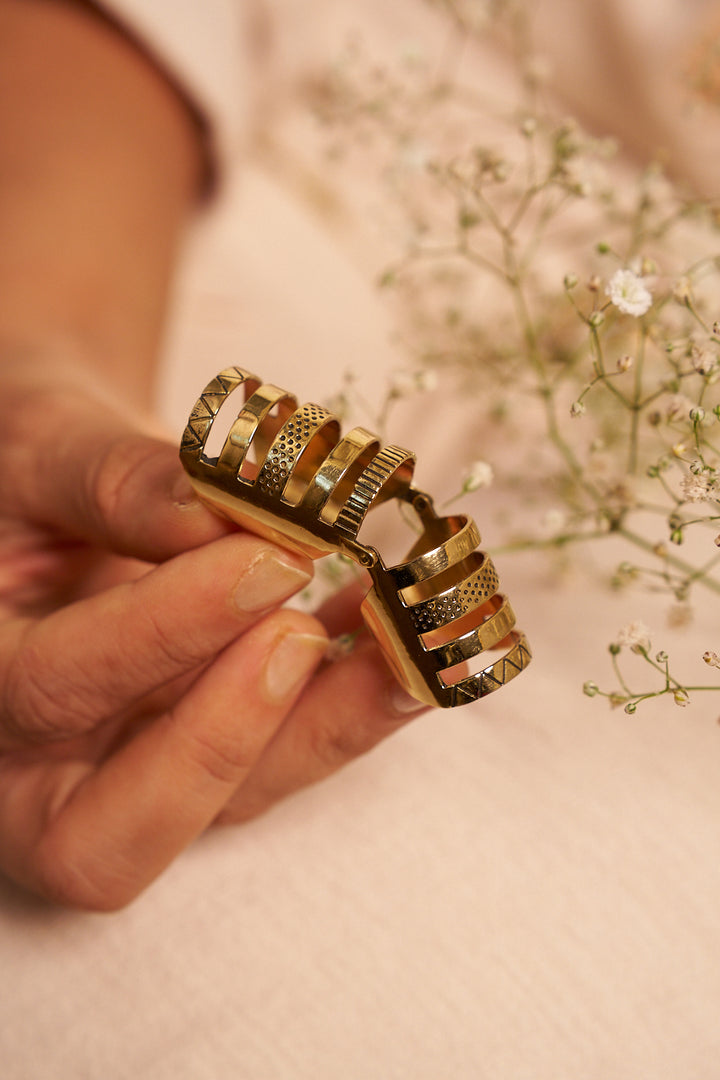 Antares brass ring ~ size 5-6 adjustable
