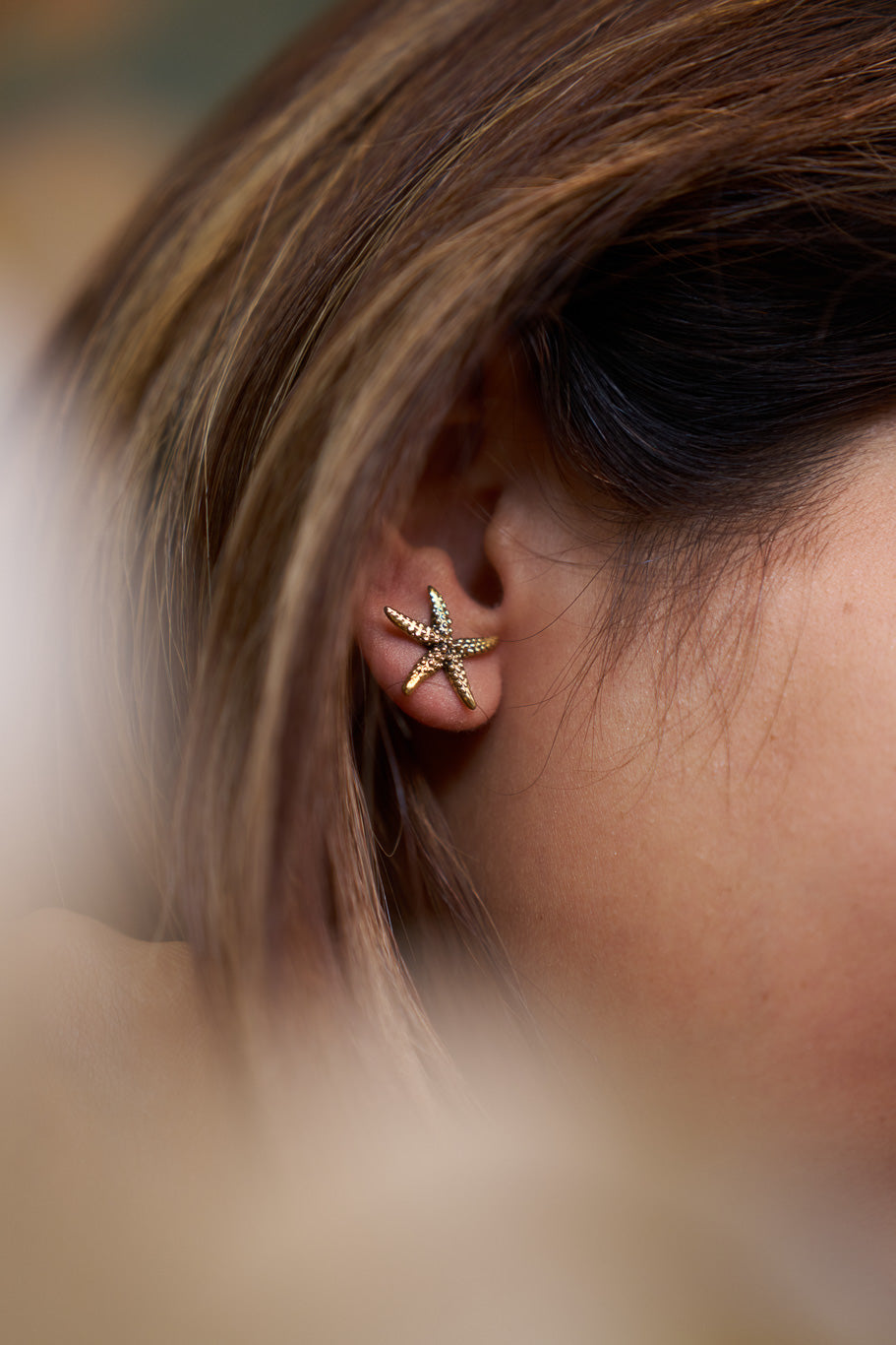 Star fish brass studs