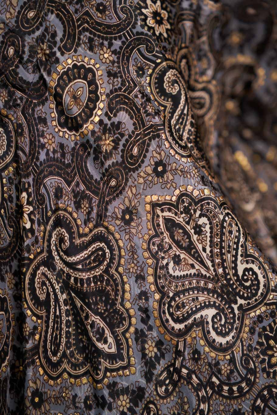 Mastani free size swirl dress in Viscose silk