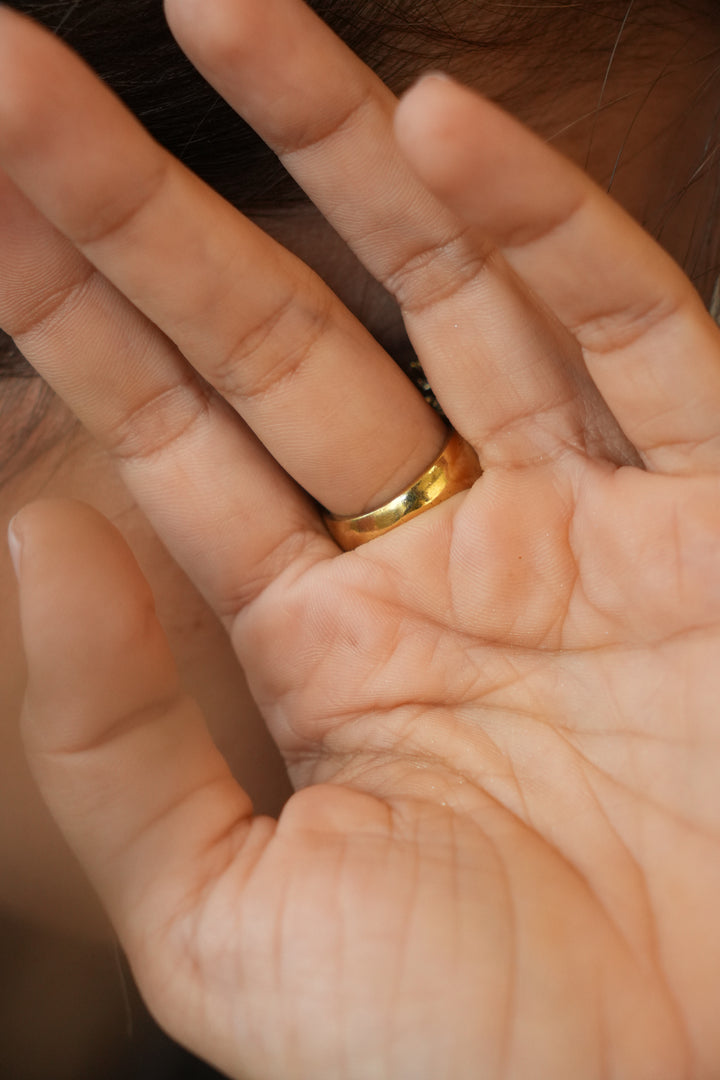 Gannu bappa ring. Non adjustable size 6