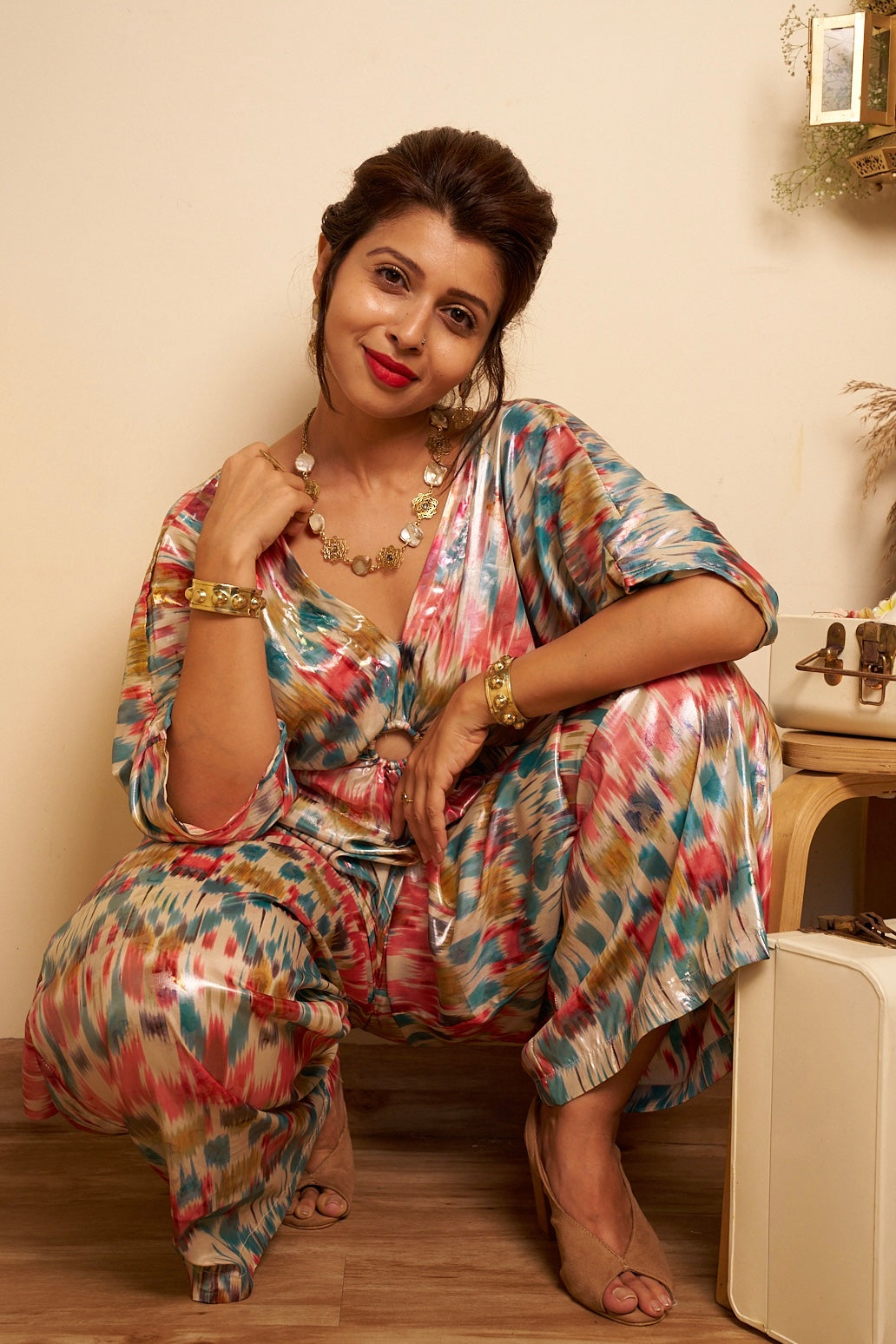 Zeenat jump suit.