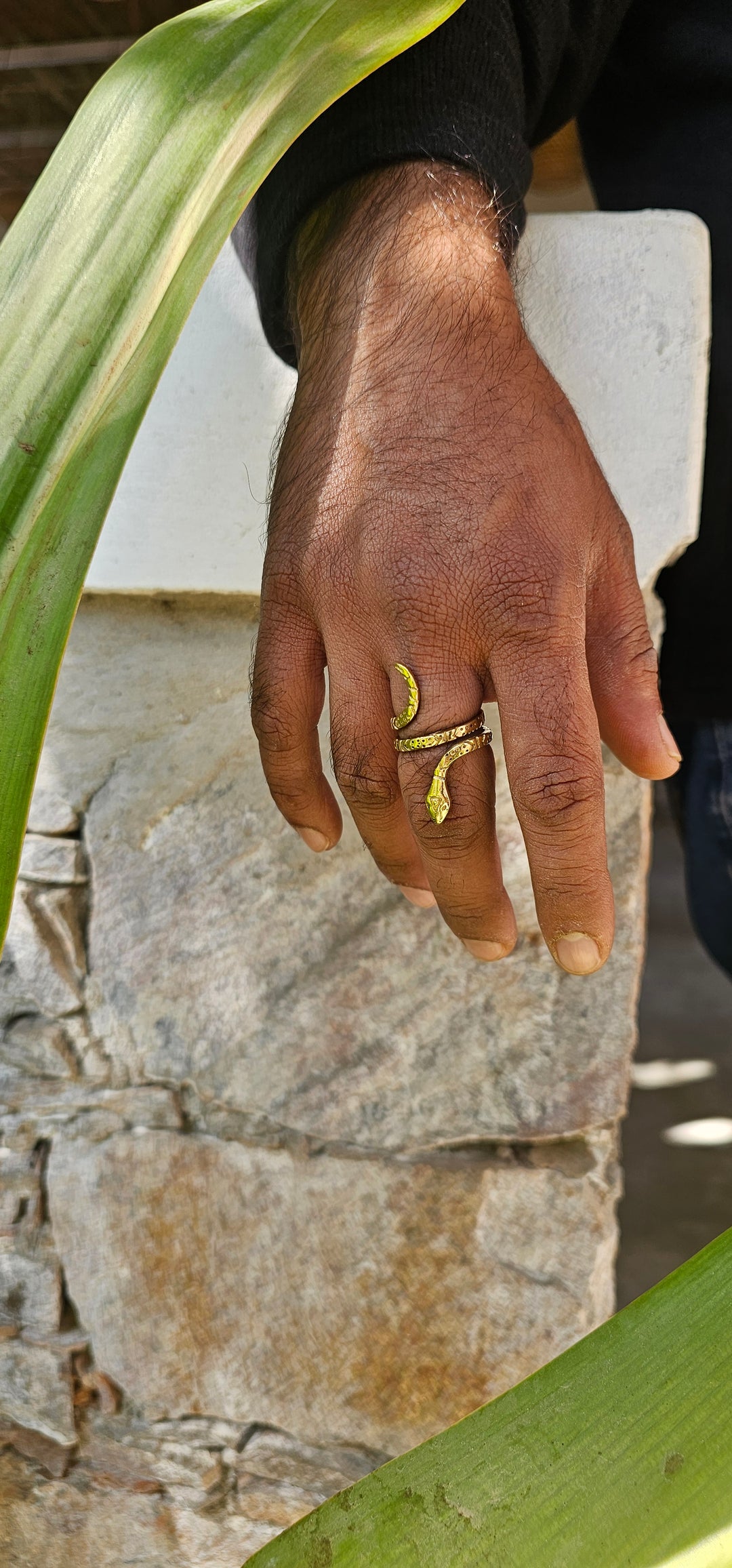 Shivohum ring. Adjustable. Size 6-7.