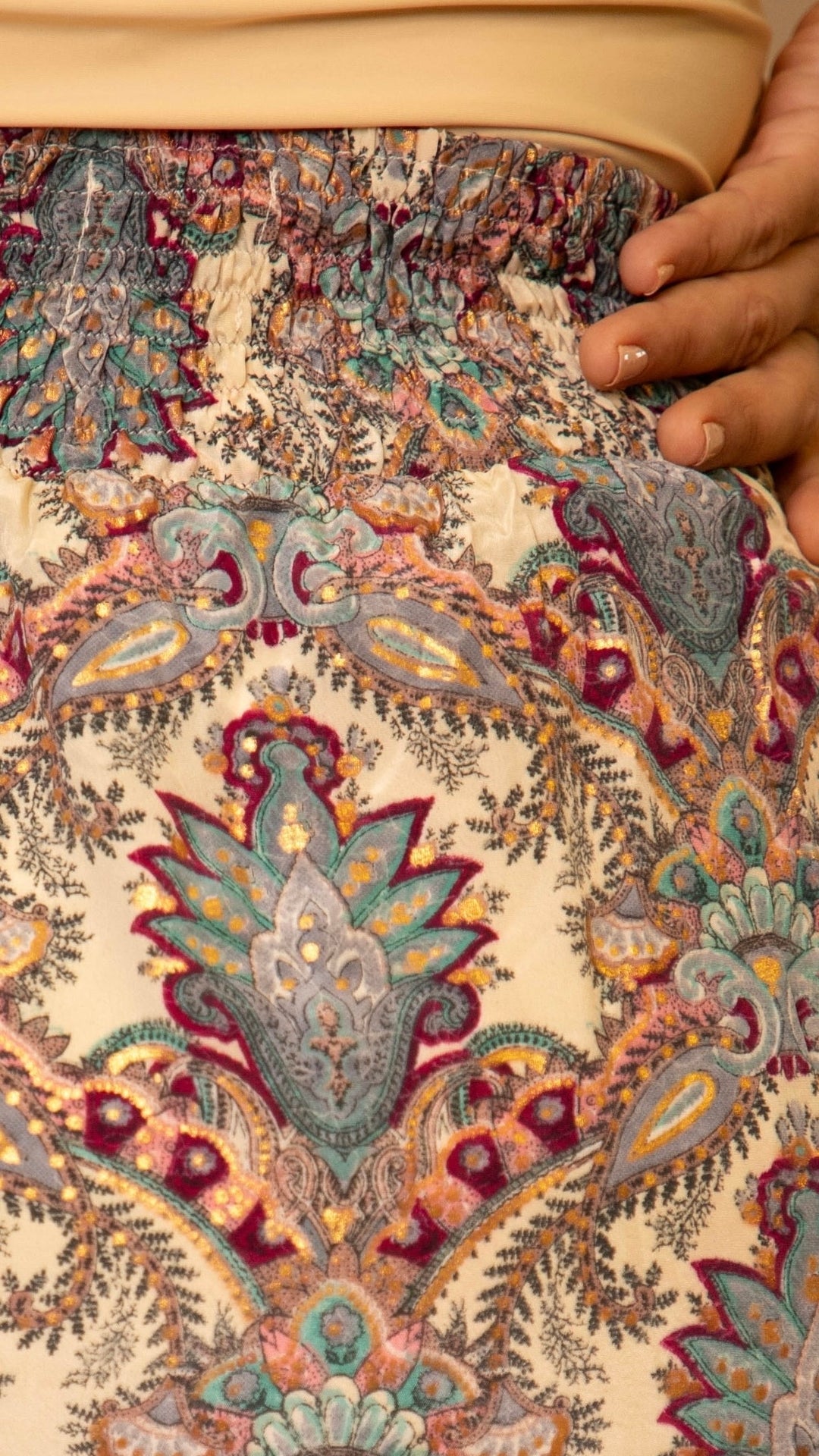 Avishi : Pre draped saree dhoti with blouse