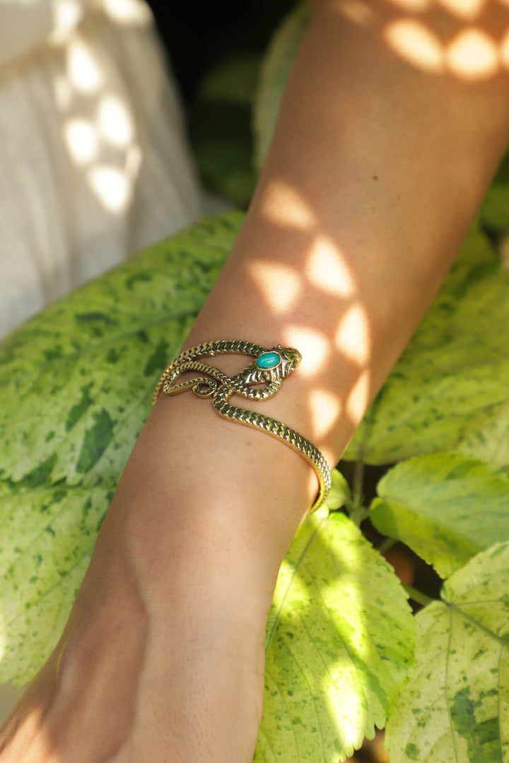 Antique turquoise bracelet