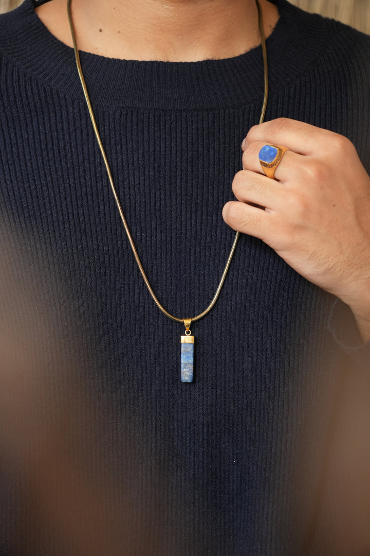 Lapis necklace- men’s jewellery