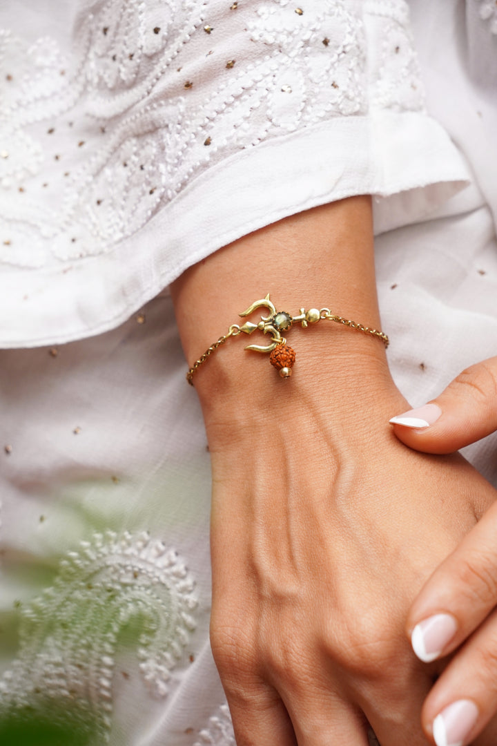 Trishul OM bracelet