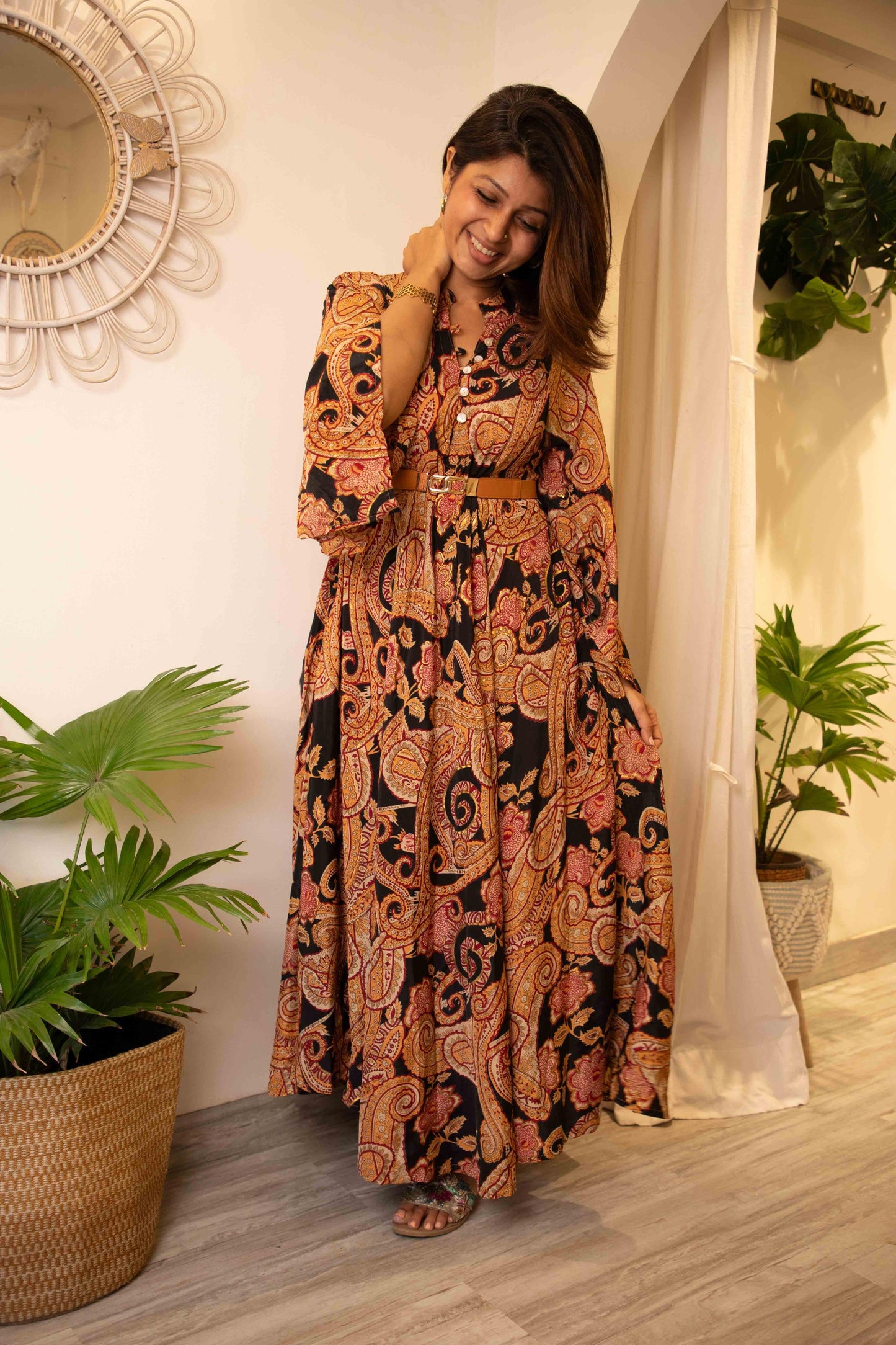 Mohico swirl- free size dress