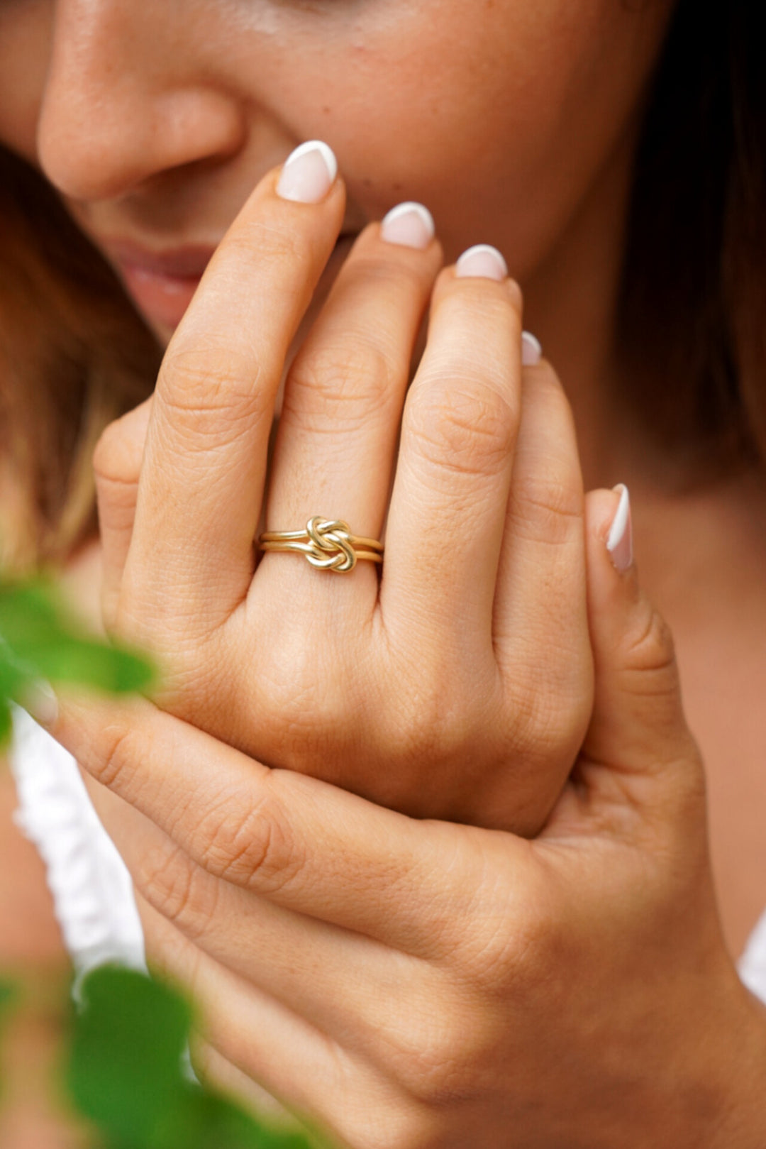 Lovers knot ring. Non adjustable. Size 5-6