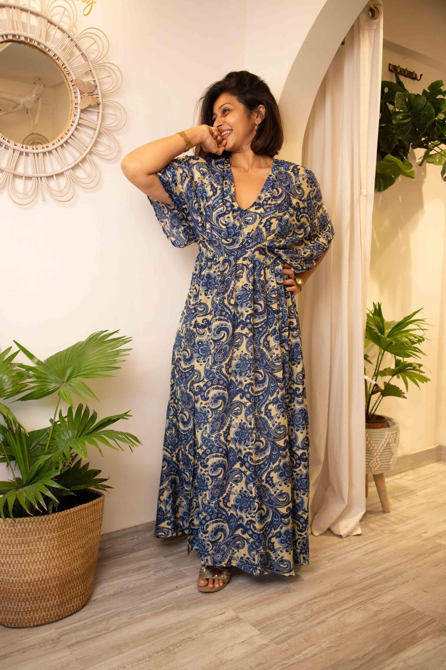 Athena- kaftan dress