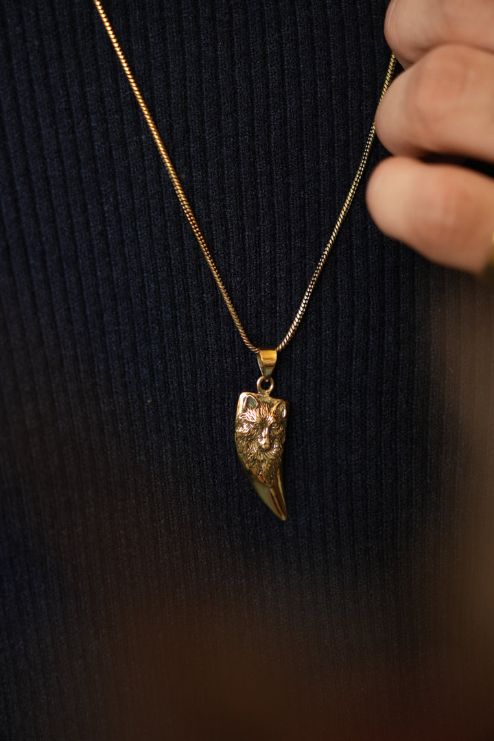Reversible wolf chain- men’s jewellery