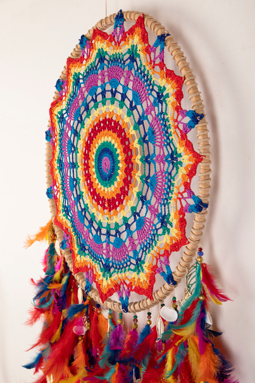 Integrated Seven Chakra Dreamcatcher.