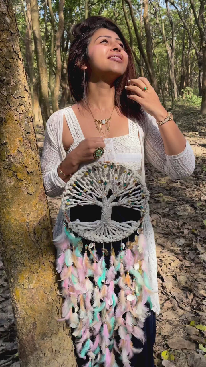 Pastel Jute Tree Of Life