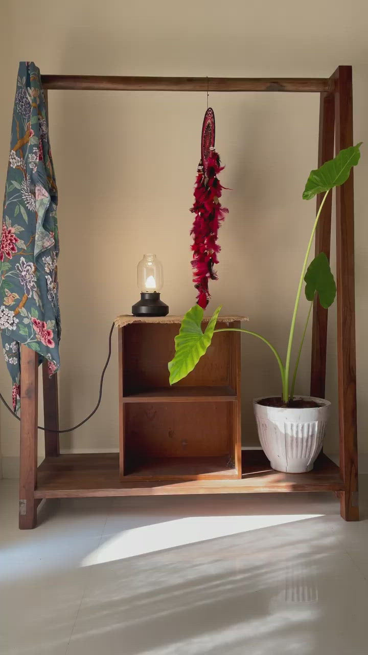 The red rising pheonix dreamcatcher