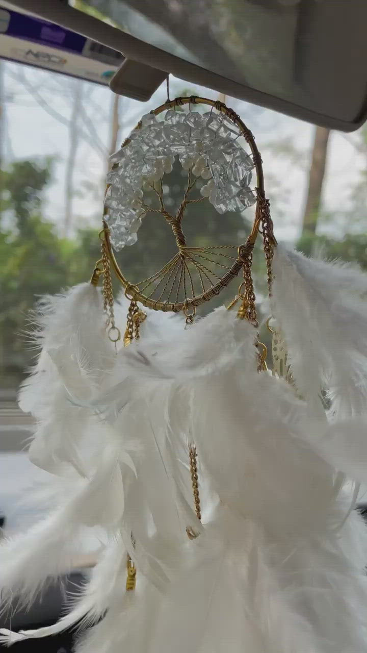 Divine white crystal tree of life