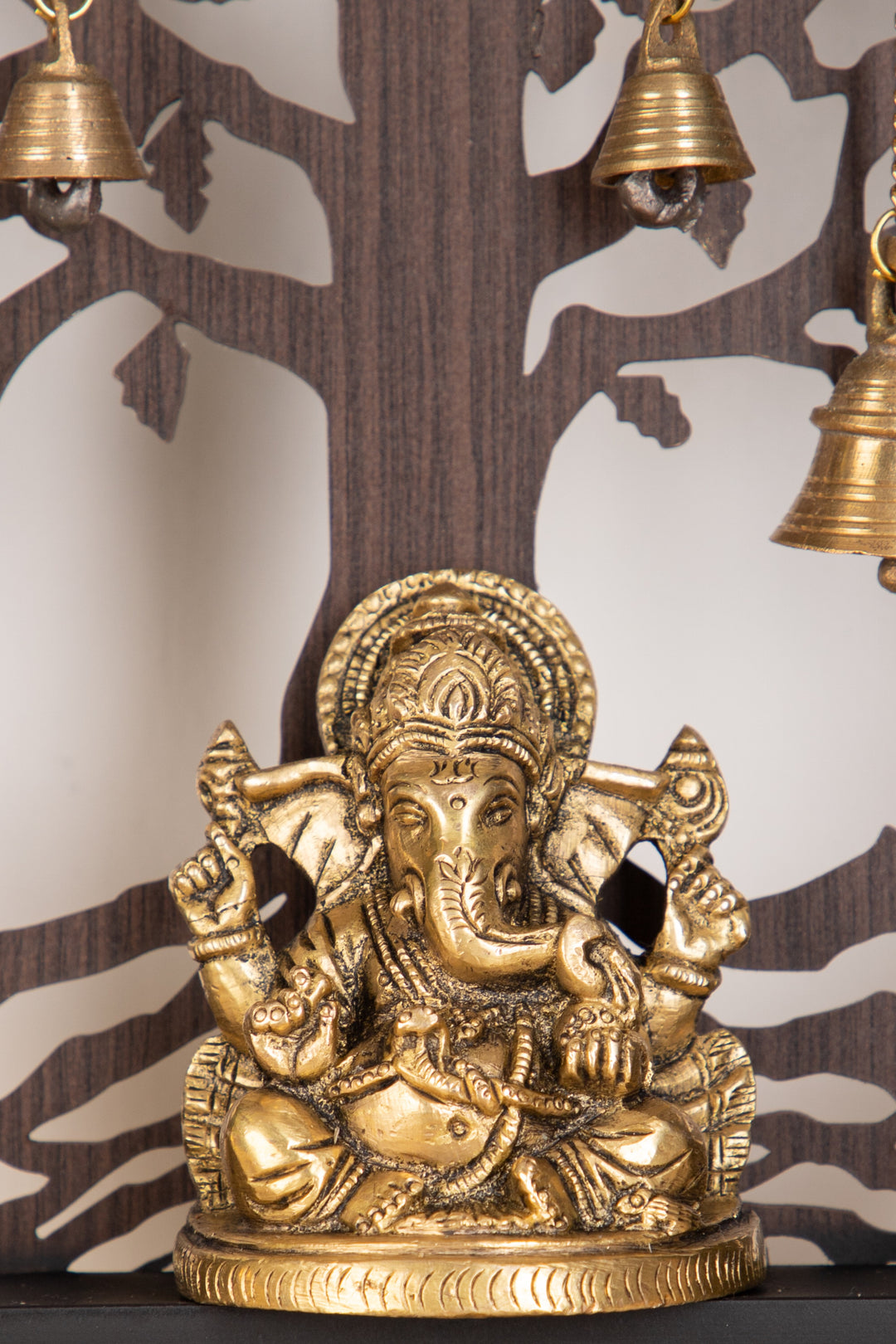 Hexagon brass Ganesha temple- 10 days pre-order.