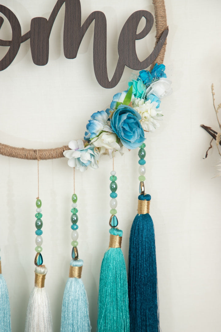 ‘Home’ Tassel Dreamcatcher