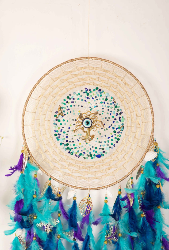 Royal evil eye dreamcatcher