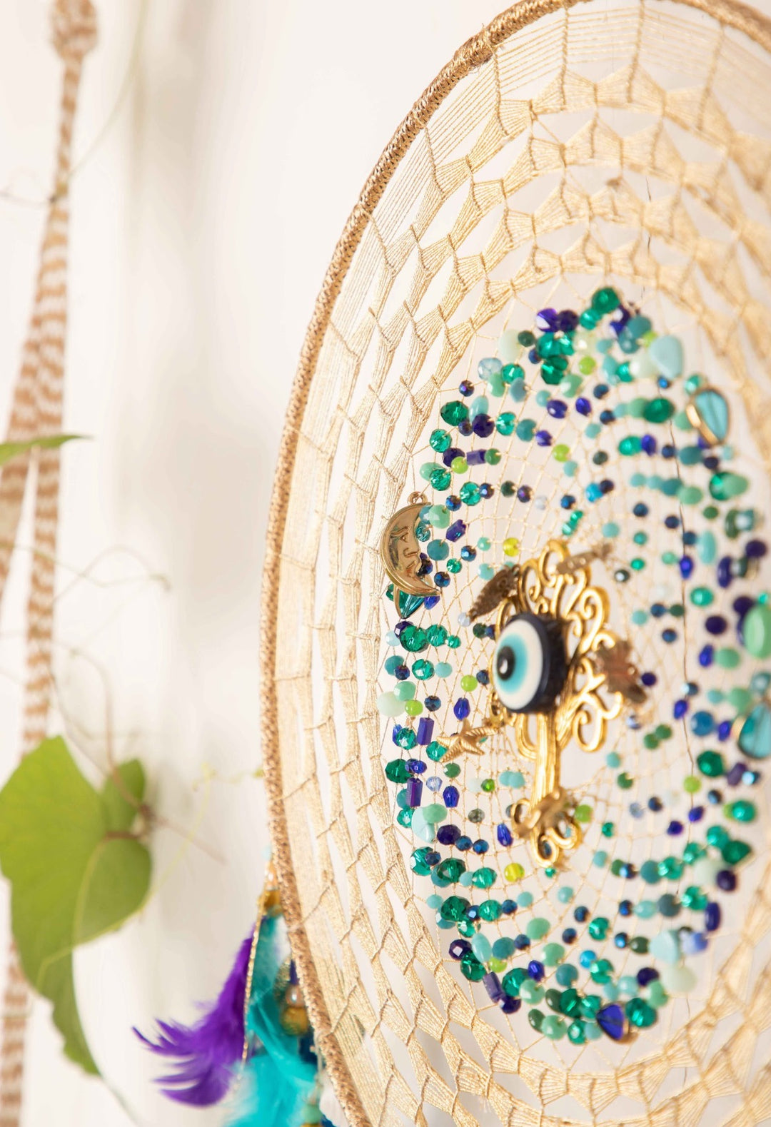 Royal evil eye dreamcatcher