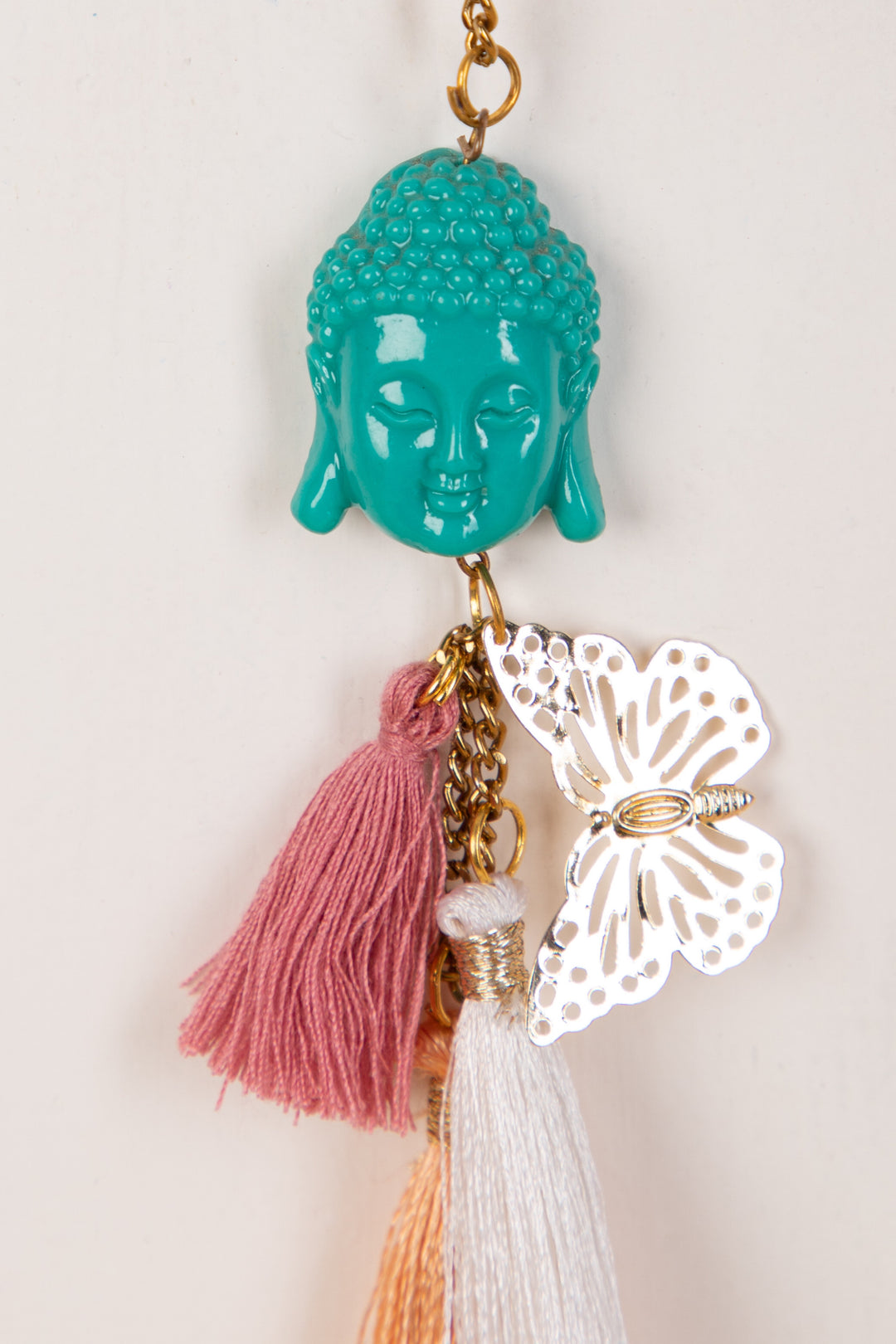 Buddha Tassel Keychain