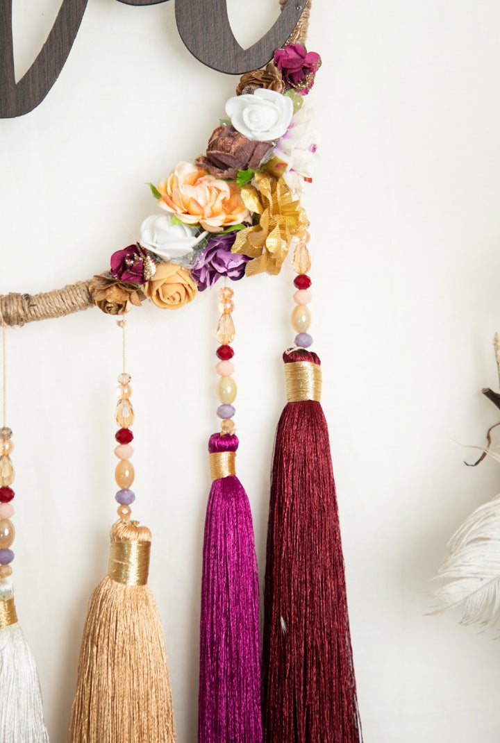 “Love” Tassel Dreamcatcher