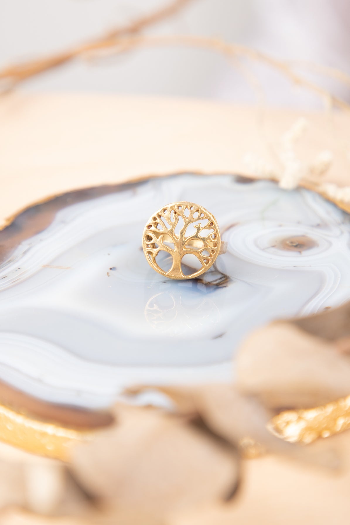 Eye of tiger + tree of life ring + flower of life kadha combo