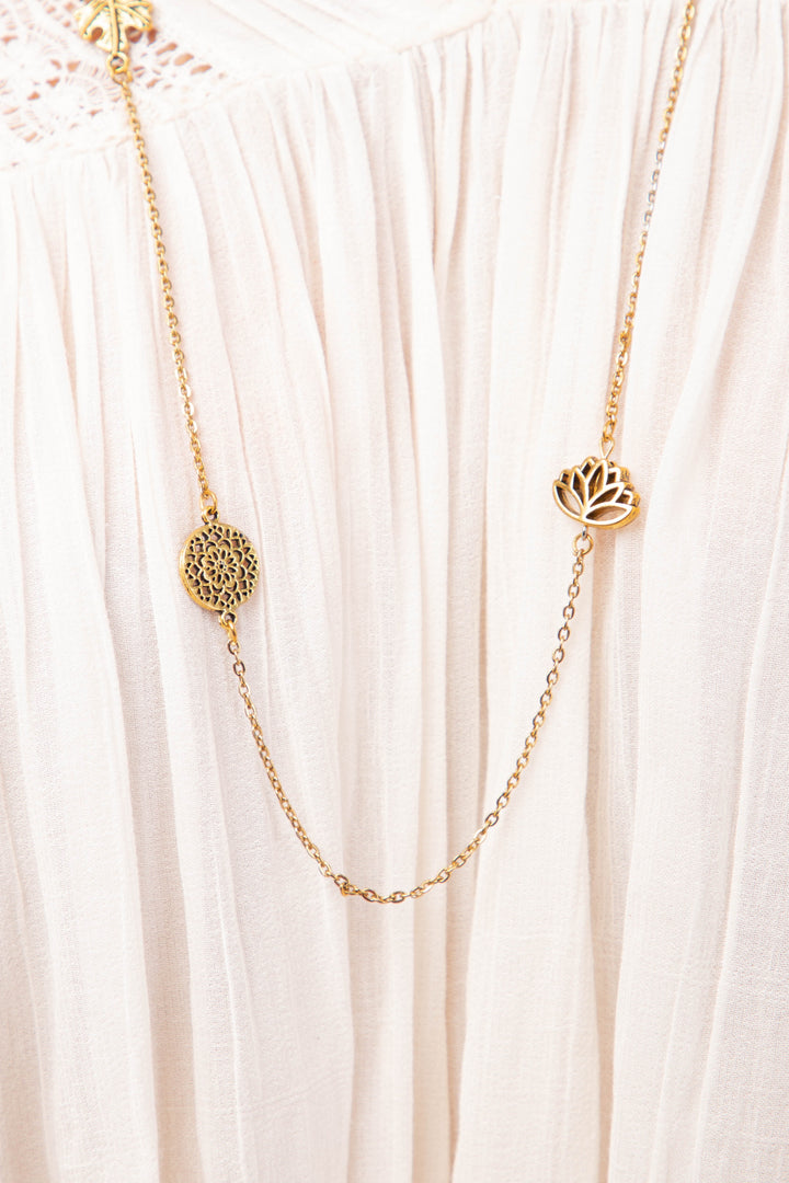 Long Charm Necklace