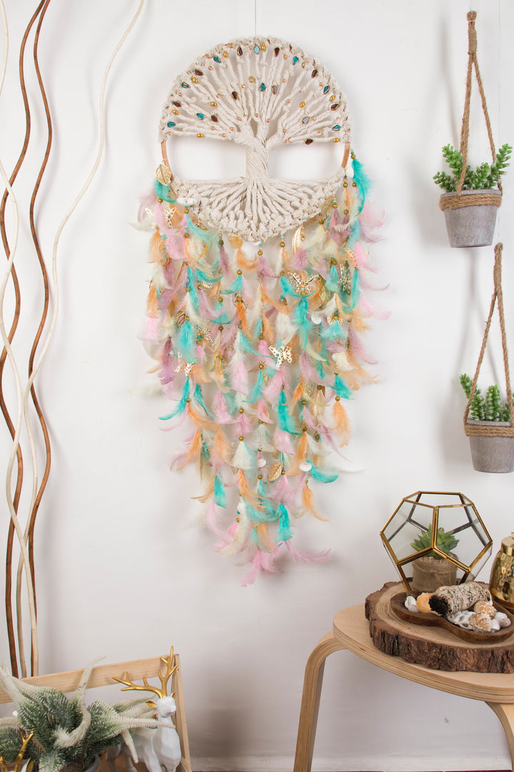 Pastel Jute Tree Of Life