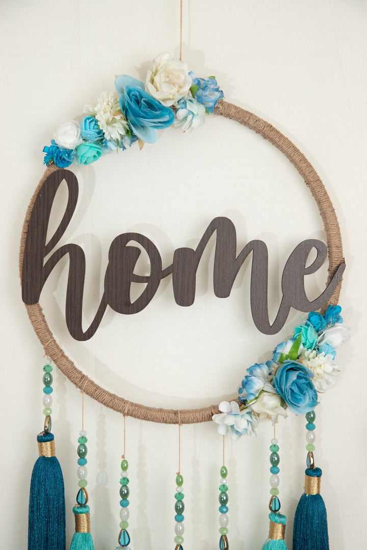 ‘Home’ Tassel Dreamcatcher