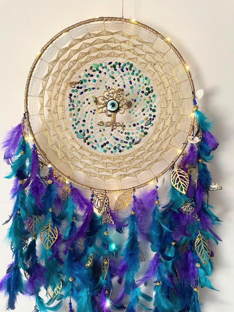Royal evil eye dreamcatcher
