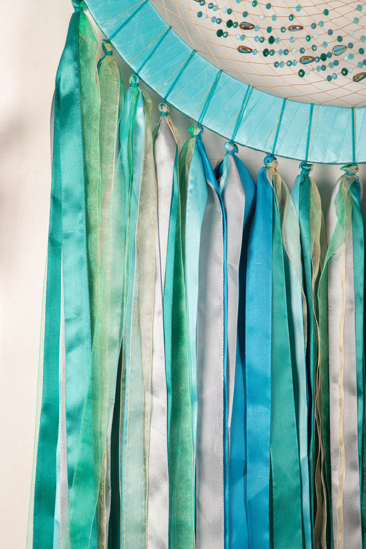 Blue Healing Earth Dreamcatcher