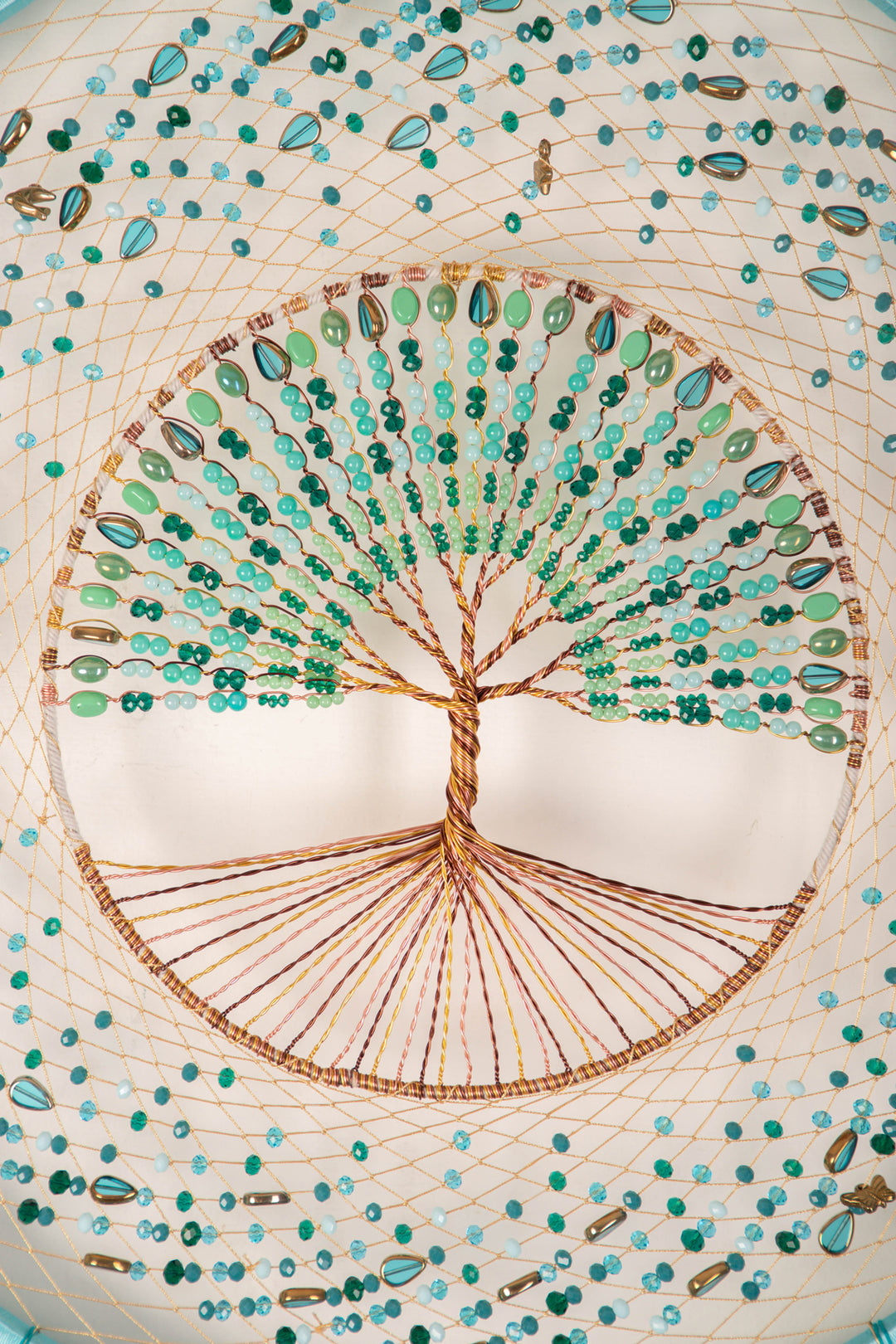 Blue Healing Earth Dreamcatcher