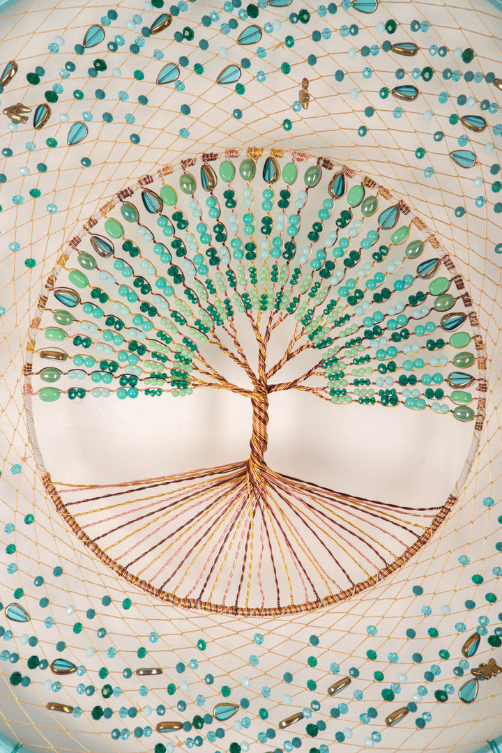 Blue Healing Earth Dreamcatcher